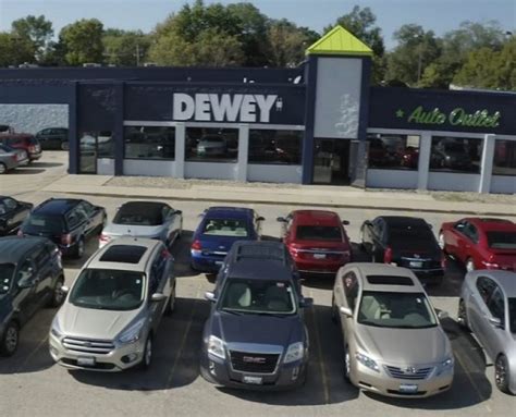 Dewey auto outlet - Dewey Auto Outlet has 103 pre-owned cars, trucks and SUVs in stock and waiting for you now! Let our team help you find what you're searching for. Dewey Auto Outlet . Menu Menu 2544 Hubbell Ave., Des Moines, IA US ...